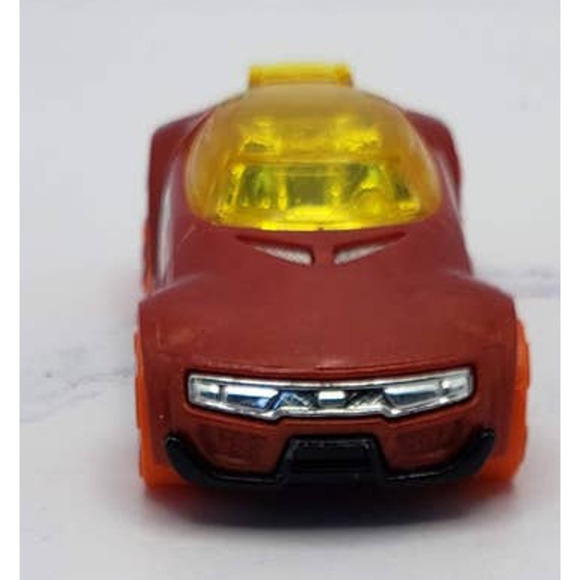 Hot Wheels 2020 Action Series High Voltage Red with Orange 5 Spoke Wheels - Picture 3 of 7